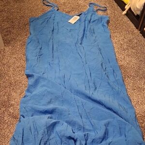torrid Bright Blue Spaghetti Strap Maxi Dress